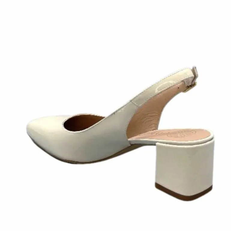 Unisa Lauri Cuir Vernis Creme
