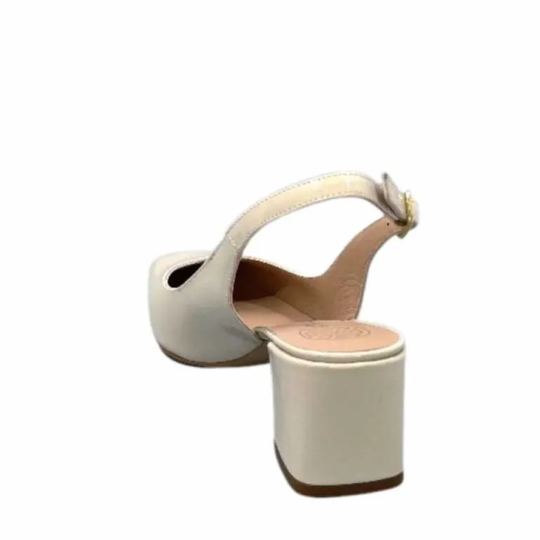 Unisa Lauri Cuir Vernis Creme
