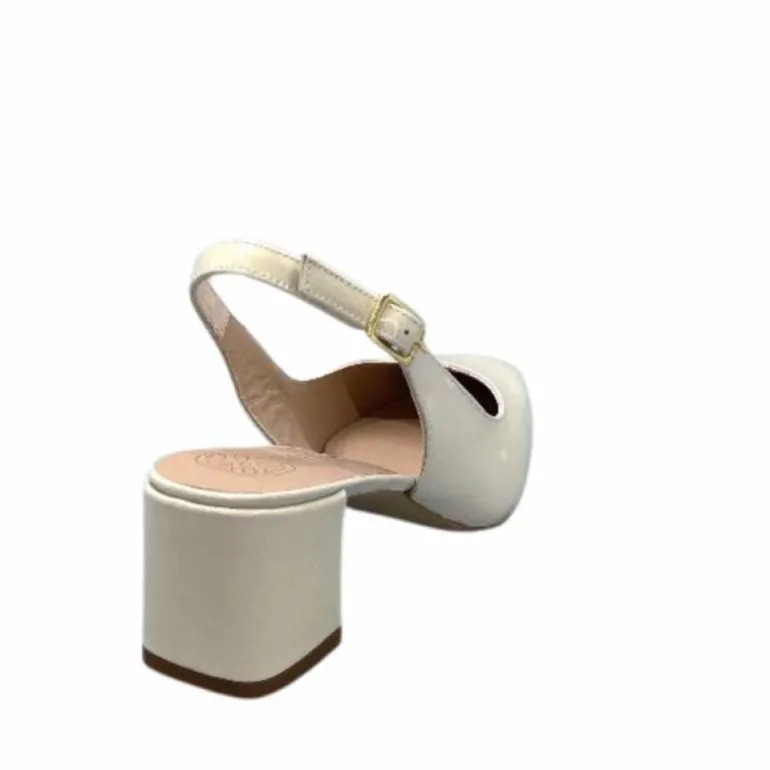 Unisa Lauri Cuir Vernis Creme