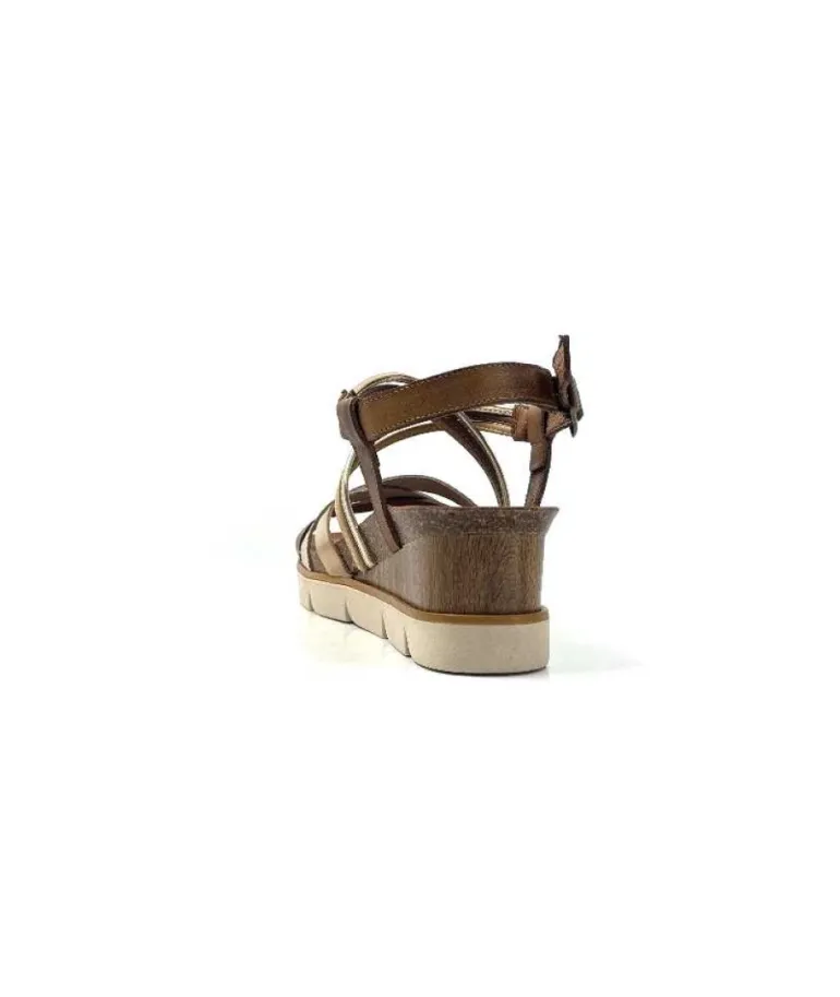 Xapatan 1536 Avellana Cuir Or Marron