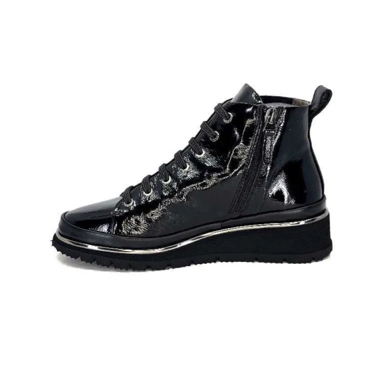 Xsa 9811Cuir Vernis Noir