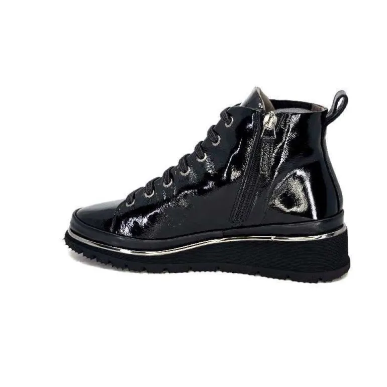Xsa 9811Cuir Vernis Noir