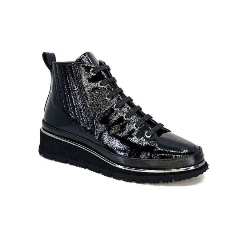 Xsa 9811Cuir Vernis Noir