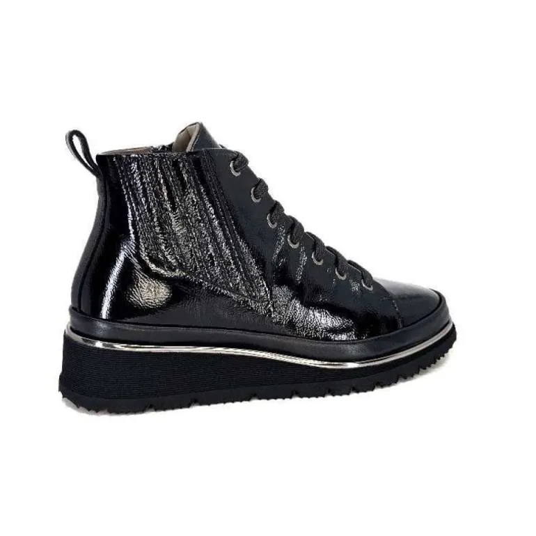 Xsa 9811Cuir Vernis Noir