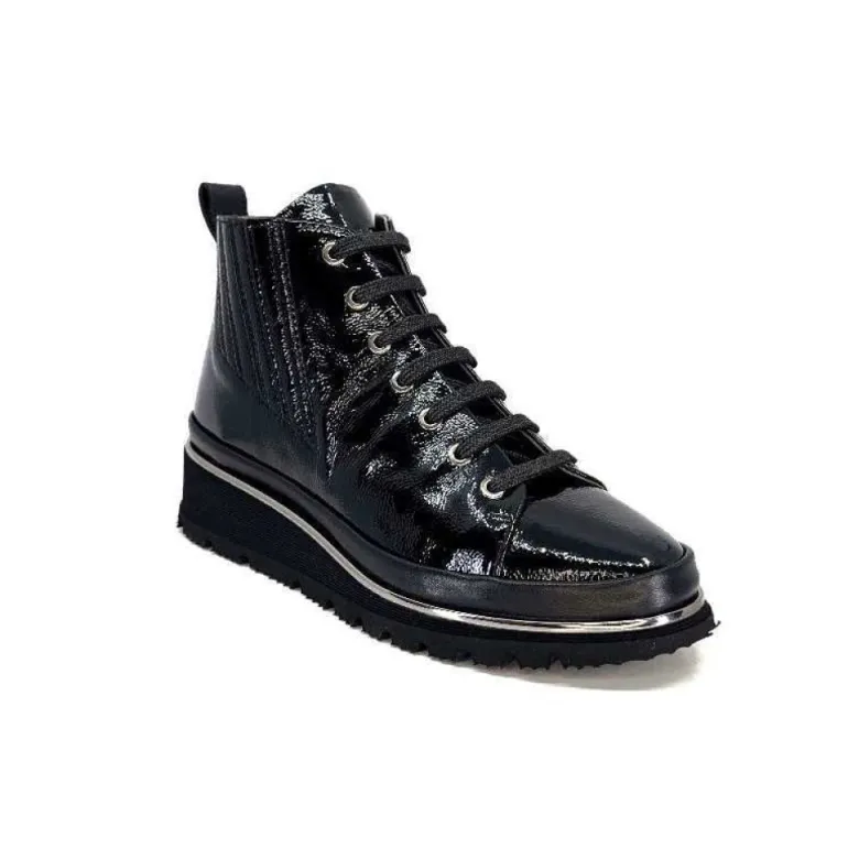 Xsa 9811Cuir Vernis Noir